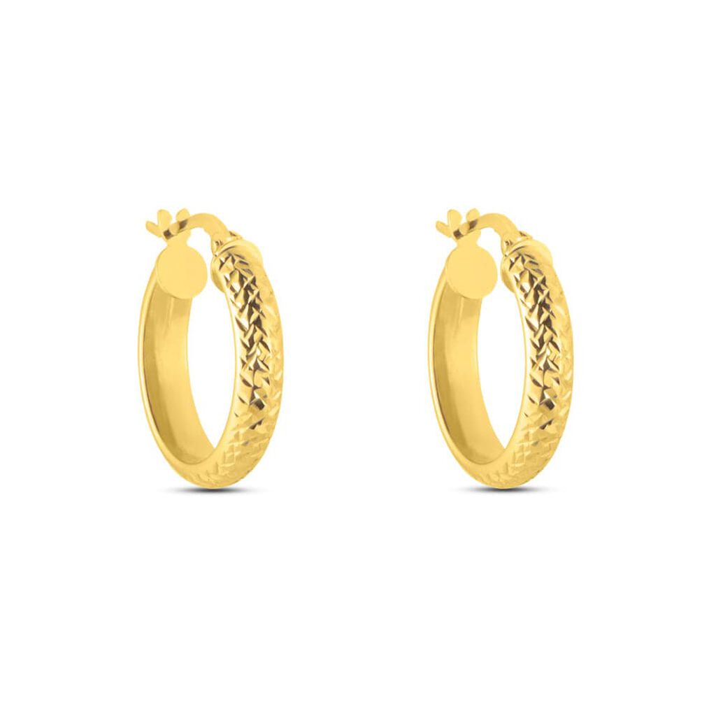 Orecchini A Cerchio Toujours Oro Giallo