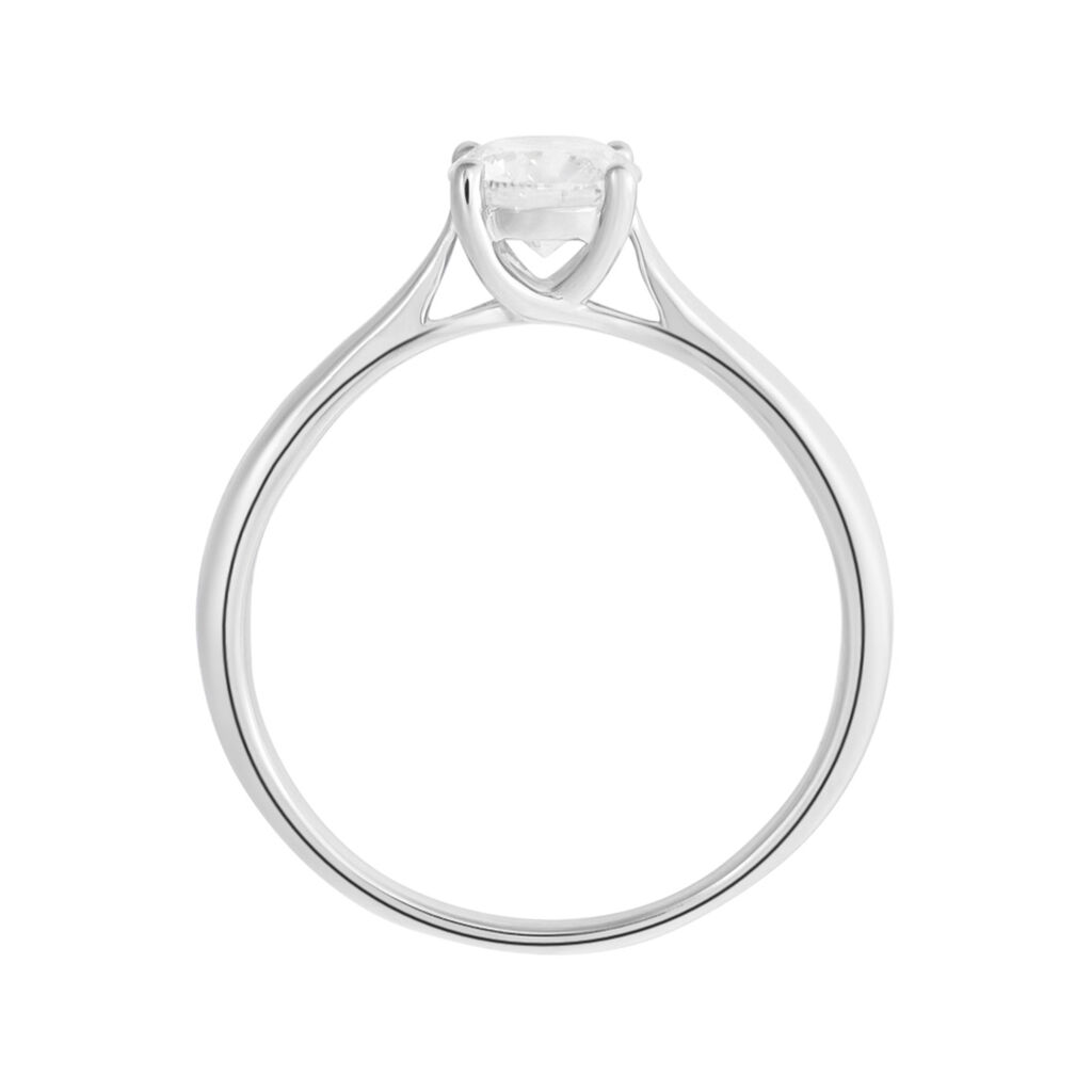 Anello Solitario Diamade Oro Bianco Diamante Lab-Grown - Anelli con Pietre Donna | Stroili