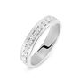 Fede Classica Diamantata 4.5 mm Oro Bianco