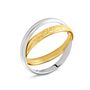 Anello Fascia Golden Lover Oro Bicolore