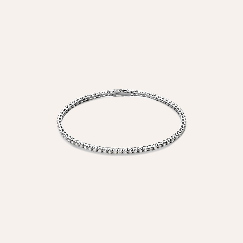 Bracciale Tennis Firmamenti Oro Bianco Diamante