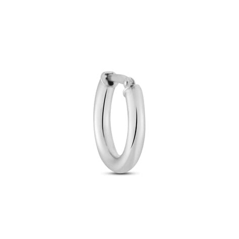Mono Orecchino A Cerchio Toujours Oro Bianco - Mono Orecchino Unisex | Stroili