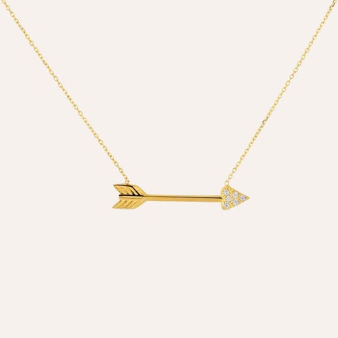 Collana Claire Oro Giallo Cubic Zirconia - Collane Donna | Stroili