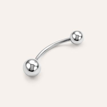 Piercing Ombelico Moonlight Titanio ASTM F136 Bianco