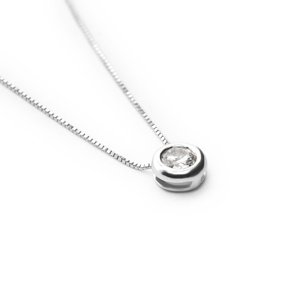 Collana Punto Luce Firmamenti Oro Bianco Diamante - Collane Punto Luce Donna | Stroili