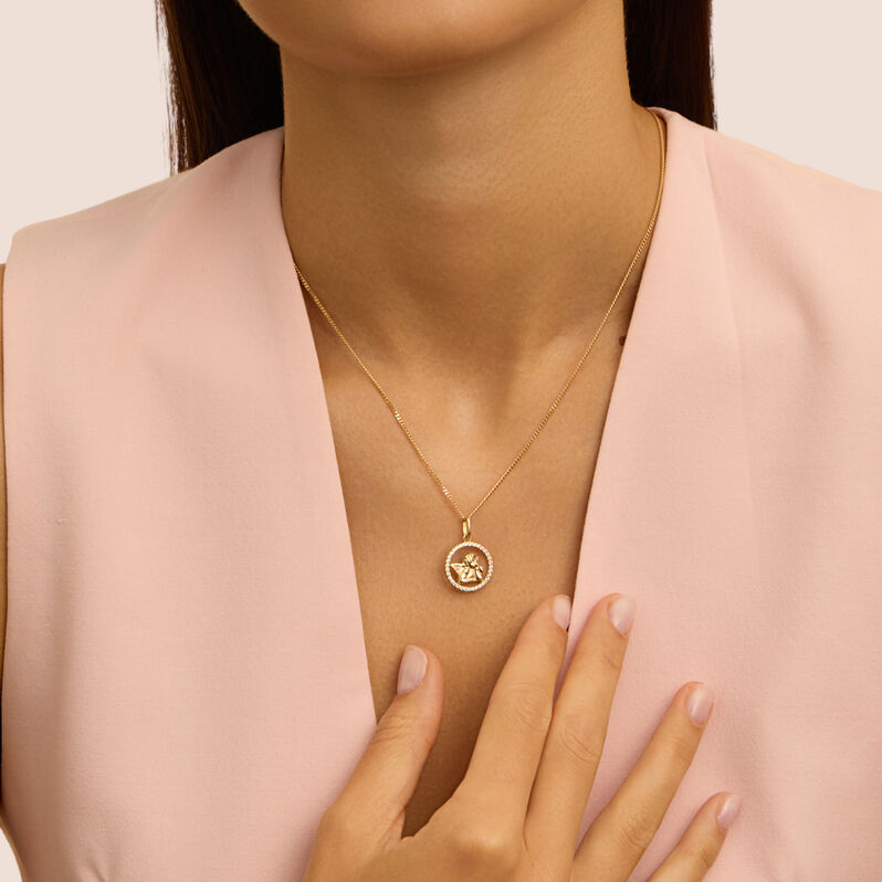 Pendente Holy Oro Giallo Cubic Zirconia - Ciondoli Donna | Stroili