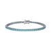 Bracciale Tennis Silver Rainbow Argento Rodiato Cubic Zirconia - Bracciali Tennis Donna | Stroili