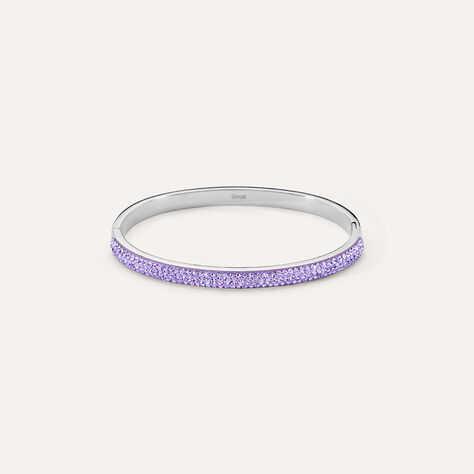 Bangle Lady Phantasya Acciaio Cristallo - Bracciali Rigidi Donna | Stroili