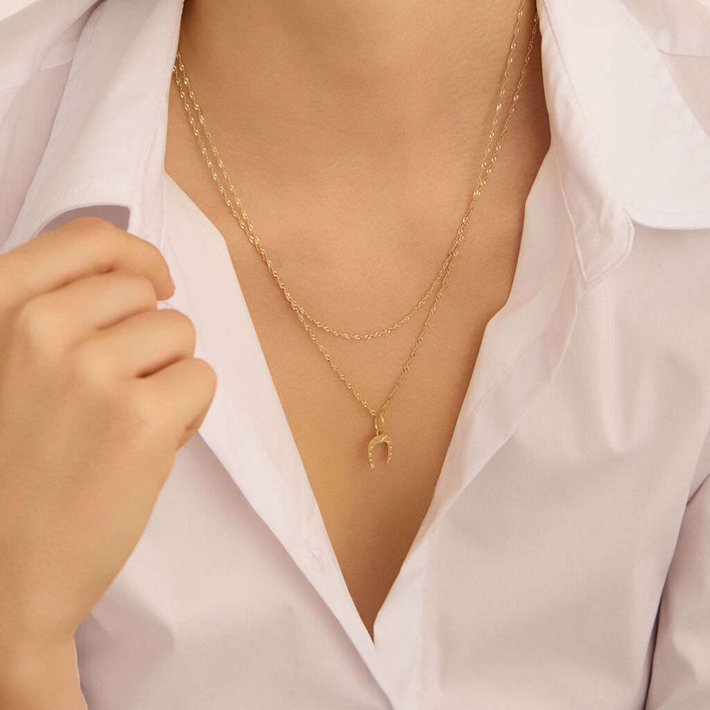 Pendente Poème Oro Giallo