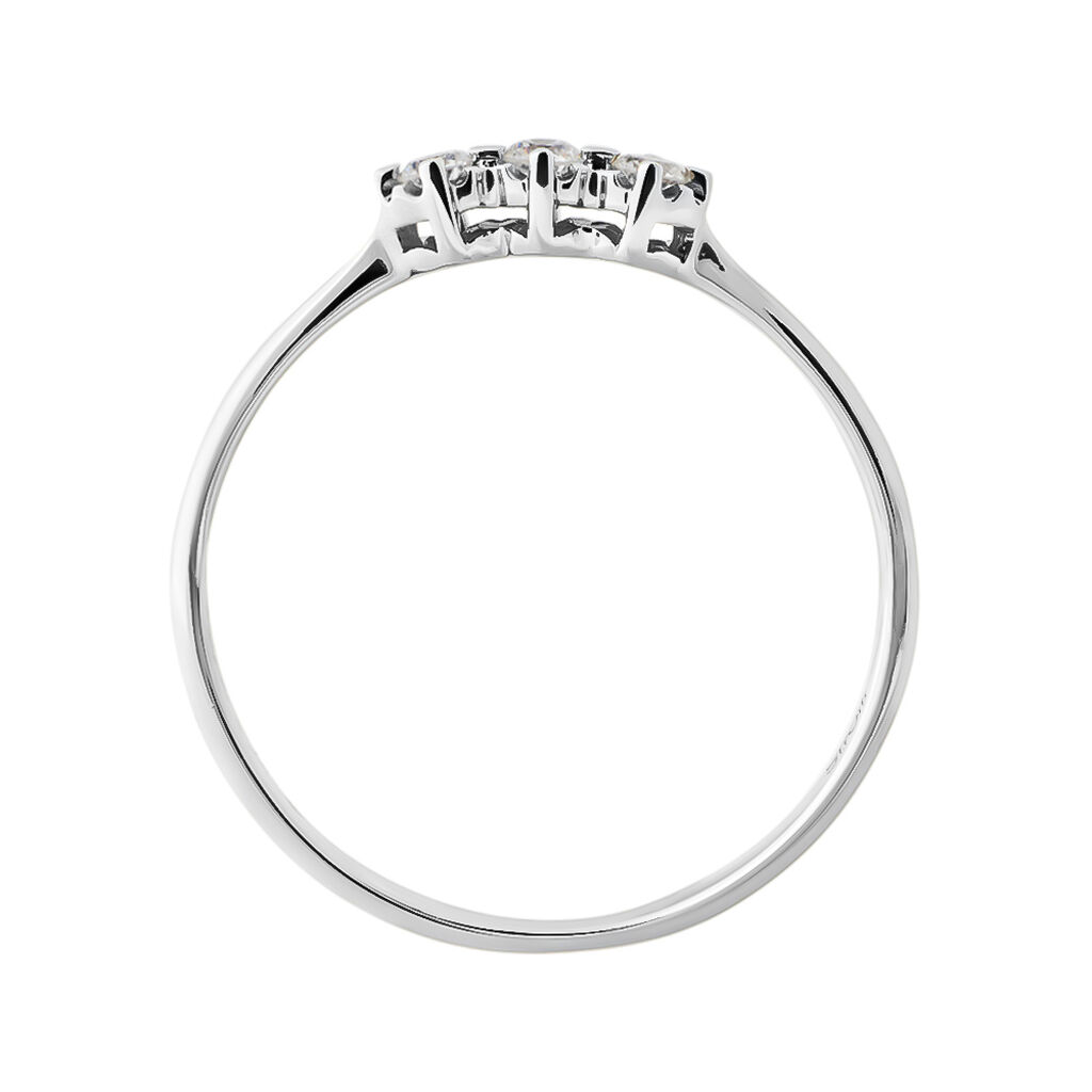 Anello Trilogy Diamazing Oro Bianco Diamante - Anelli con Pietre Donna | Stroili
