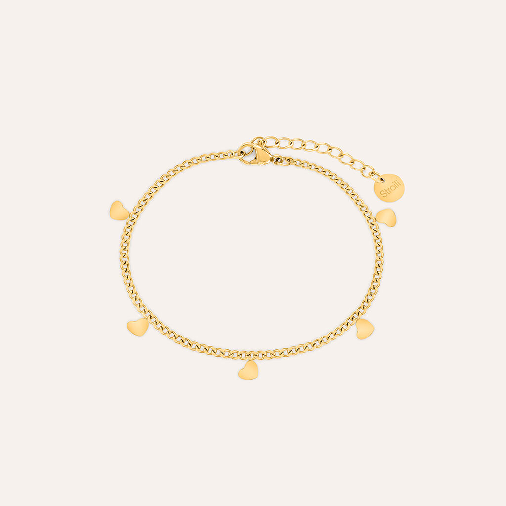 Bracciale Lady Chic Acciaio Dorato - Bracciali Love Donna | Stroili