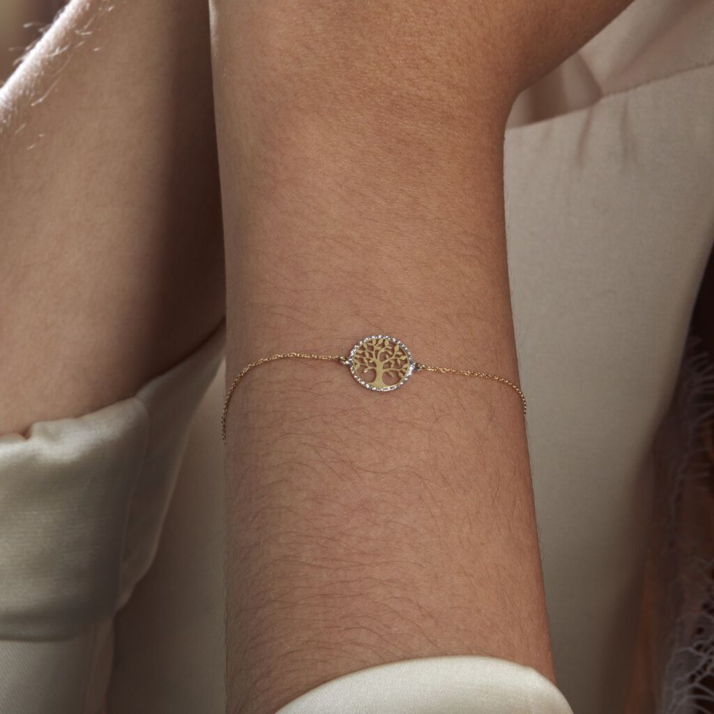 Bracciale Beverly Oro Bicolore - Bracciali Amicizia Donna | Stroili