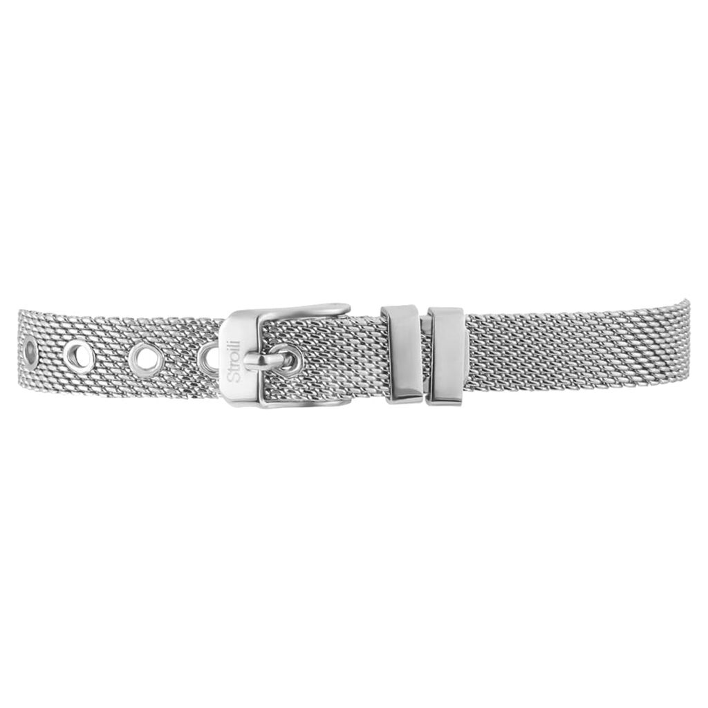 Bracciale Catena Lady Shine Acciaio Bicolore Bianco / Rosa Cristallo - Bracciali Donna | Stroili