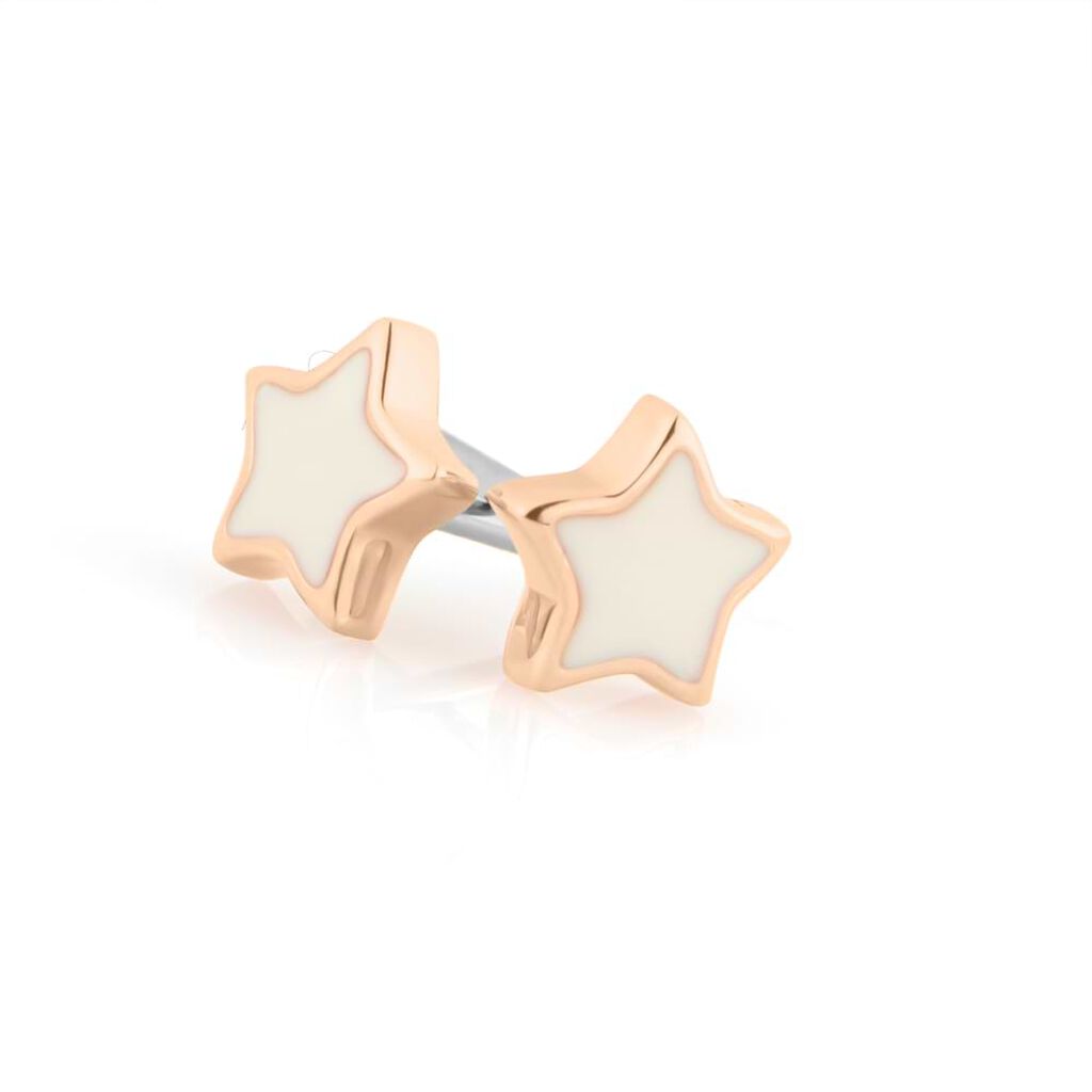 Orecchini Lobo Lady Sweet Acciaio Rosa