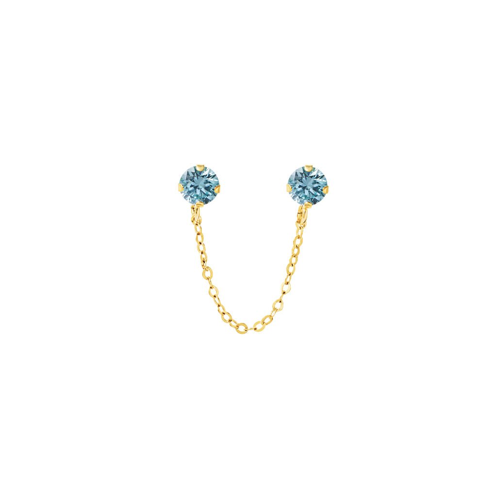 Mono Orecchino Lobo Bon Ton Oro Giallo Cubic Zirconia - Mono Orecchino Donna | Stroili