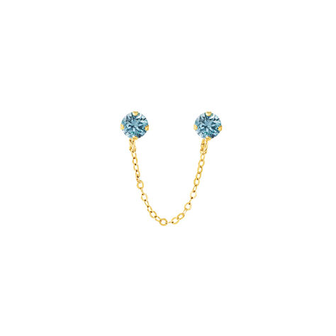 Mono Orecchino Lobo Bon Ton Oro Giallo Cubic Zirconia - Mono Orecchino Donna | Stroili