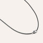 Collana Man Code Acciaio Nero