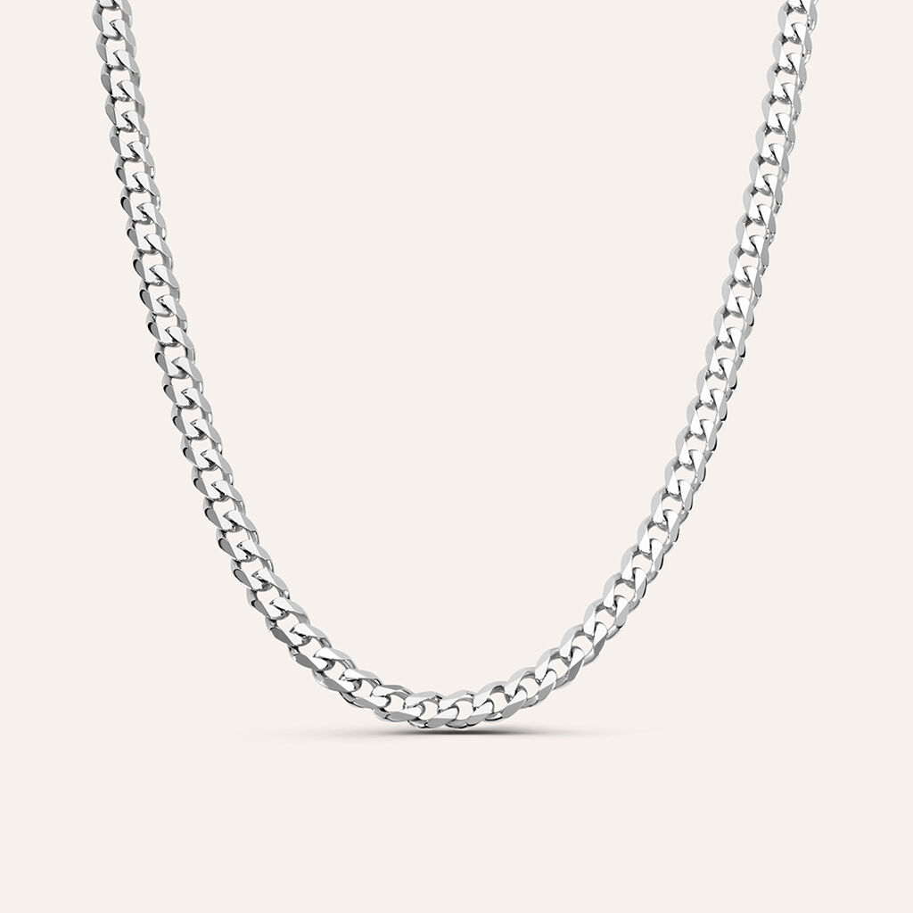 Catena Gentleman Argento Rodiato