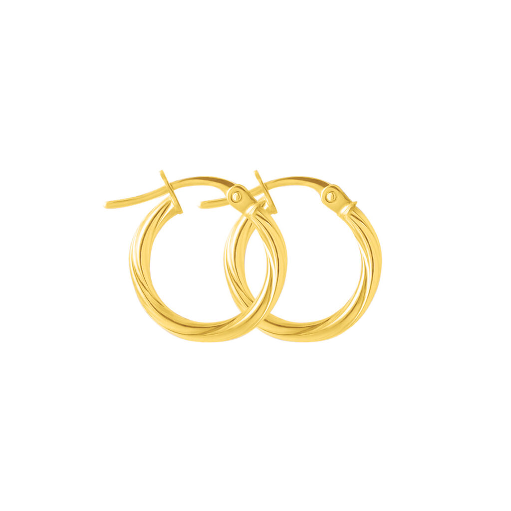 Orecchini A Cerchio Toujours Oro Giallo - Orecchini a Cerchio Donna | Stroili