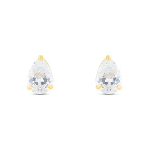Orecchini Lobo Punto Luce Bon Ton Oro Giallo Cubic Zirconia - Orecchini a Lobo Donna | Stroili