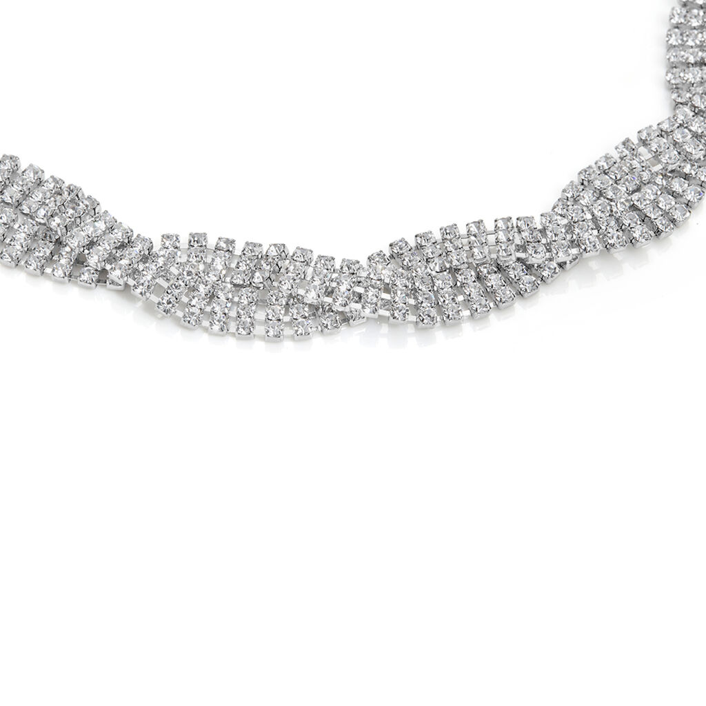 Collana Romantic Shine Metallo Cristallo - Collane Donna | Stroili