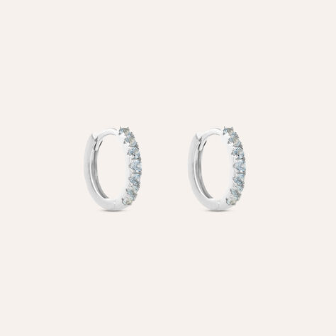 Orecchini A Cerchio Silver Rainbow Argento Rodiato Cubic Zirconia - Orecchini a Cerchio Donna | Stroili