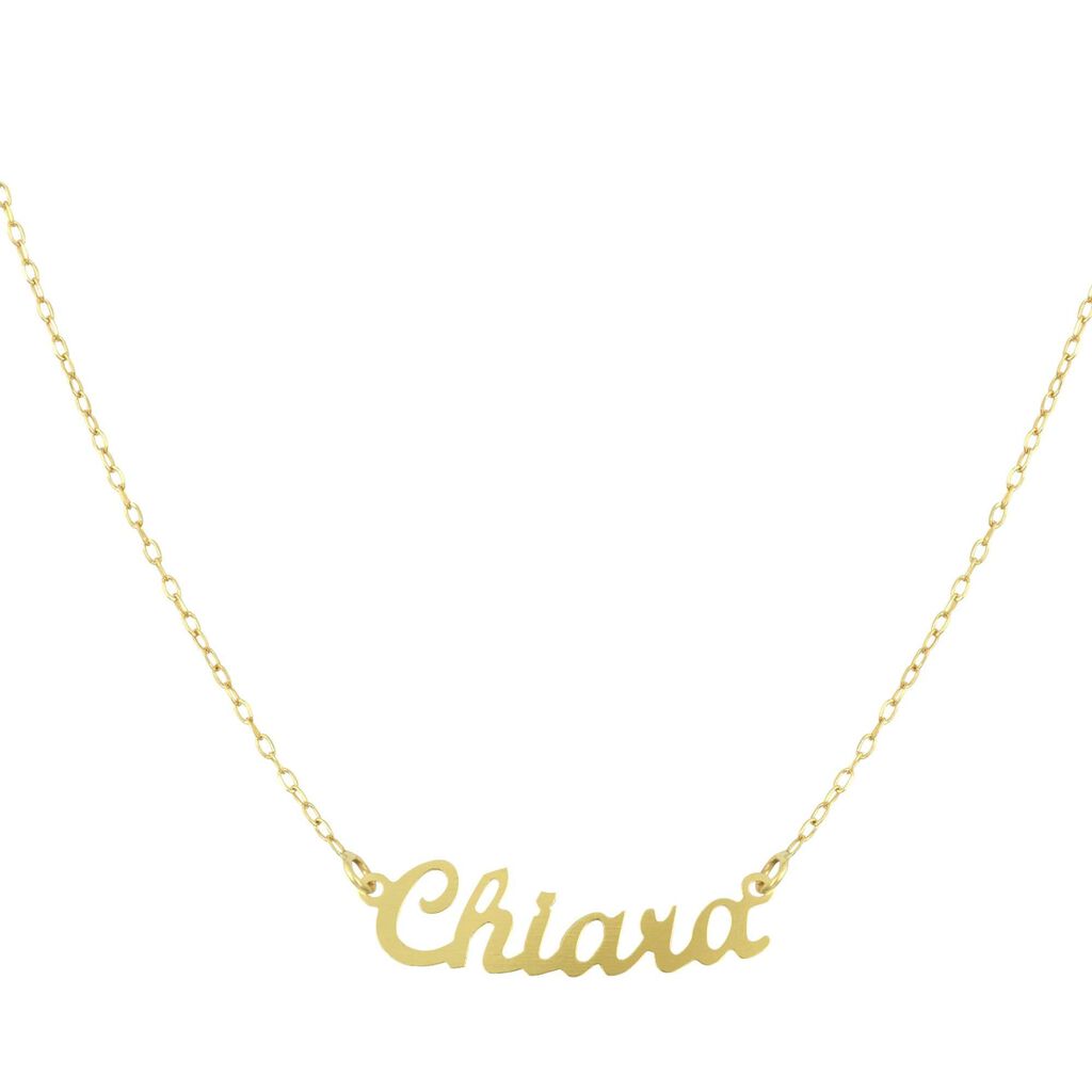 Collana Name Oro Giallo