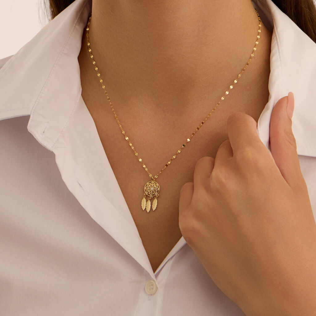 Pendente Poème Oro Giallo Cubic Zirconia