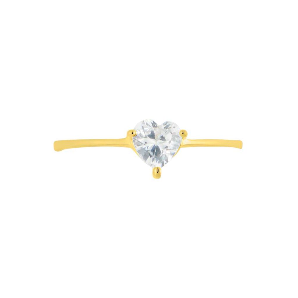 Anello Solitario Claire Oro Giallo Cubic Zirconia - Anelli con Pietre Donna | Stroili