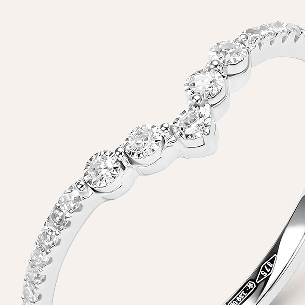 Anello Fedina Sophia Oro Bianco Diamante