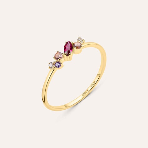 Anello Fantasia Claire Oro Giallo Cubic Zirconia - Anelli con Pietre Donna | Stroili
