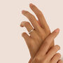 Fede Classica Diamantata 3 mm Oro Bianco