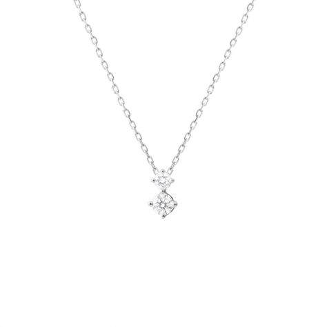 Collana Punto Luce Grace Oro Bianco Diamante - Collane Punto Luce Donna | Stroili