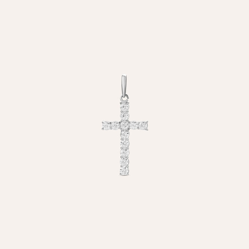 Pendente Holy Oro Bianco Cubic Zirconia - Gioielli Donna | Stroili