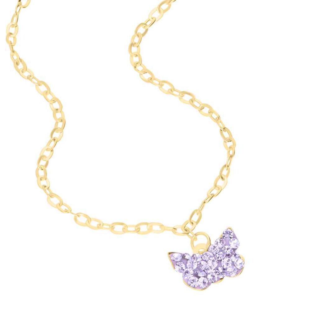 Collana Mon Petit Oro Giallo Cristallo - Collane Bambino | Stroili