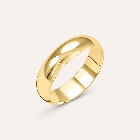 Fede Mantovana Leggera 5 mm Oro Giallo - Anelli con Incisione Unisex | Stroili