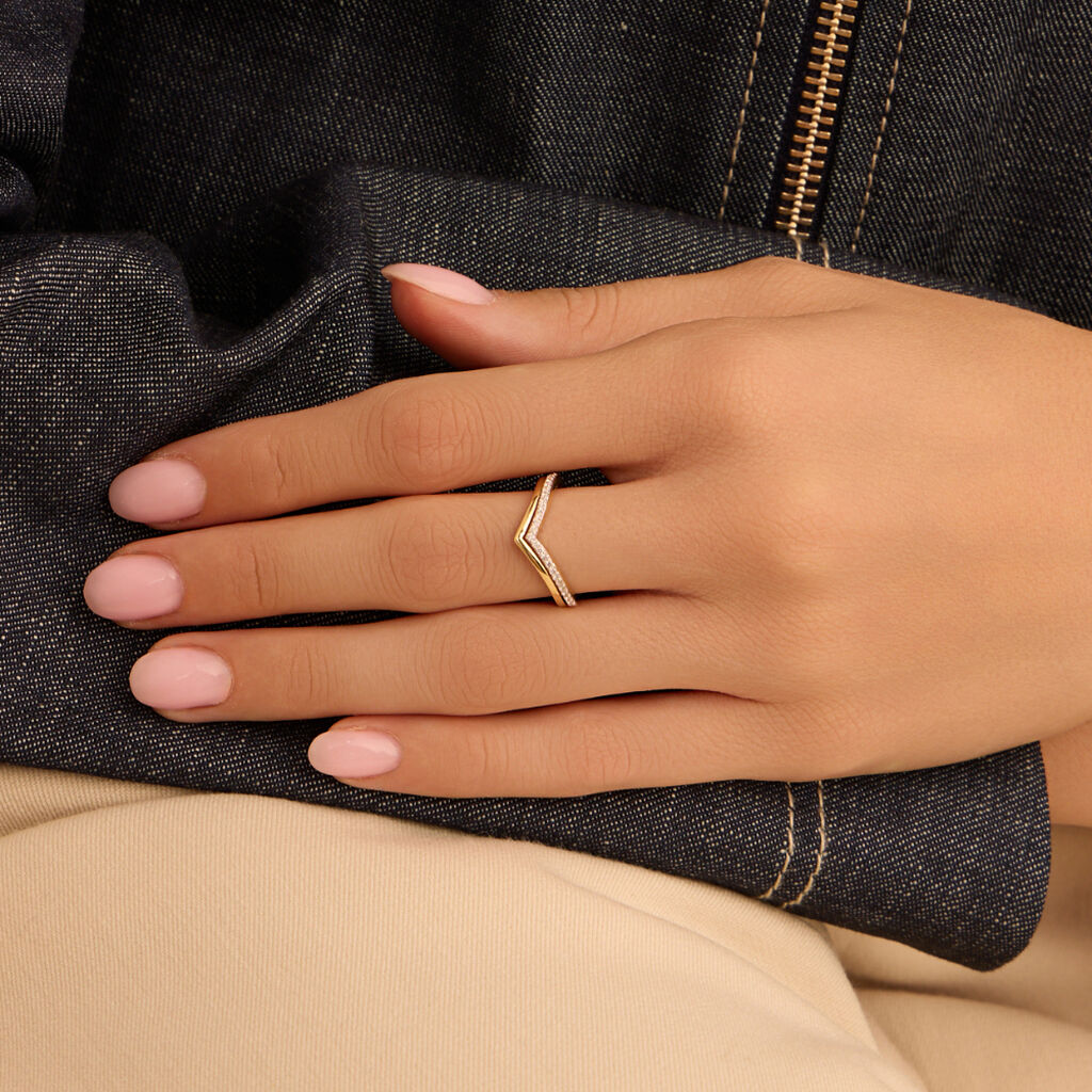 Anello Fantasia Sophia Oro Giallo Diamante