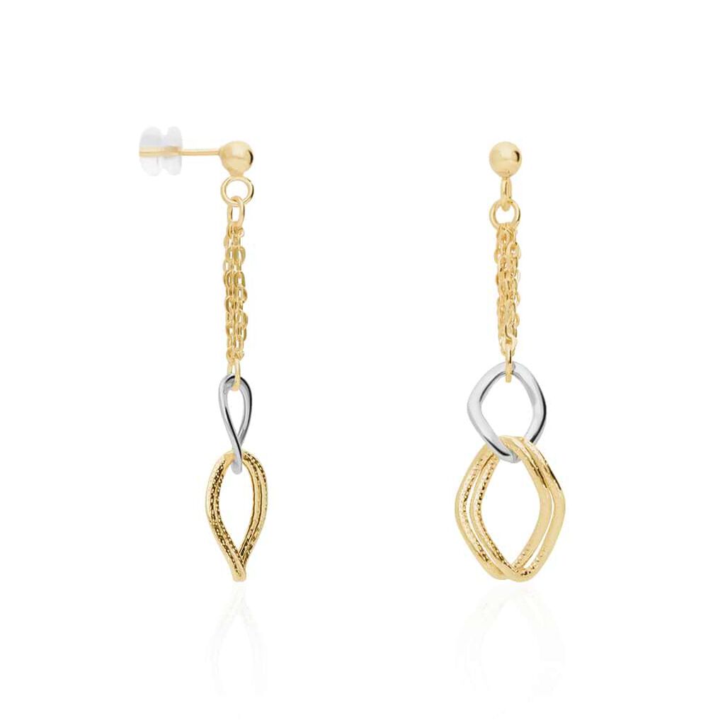 Orecchini Pendenti Beverly Oro Bicolore - Orecchini Pendenti Donna | Stroili