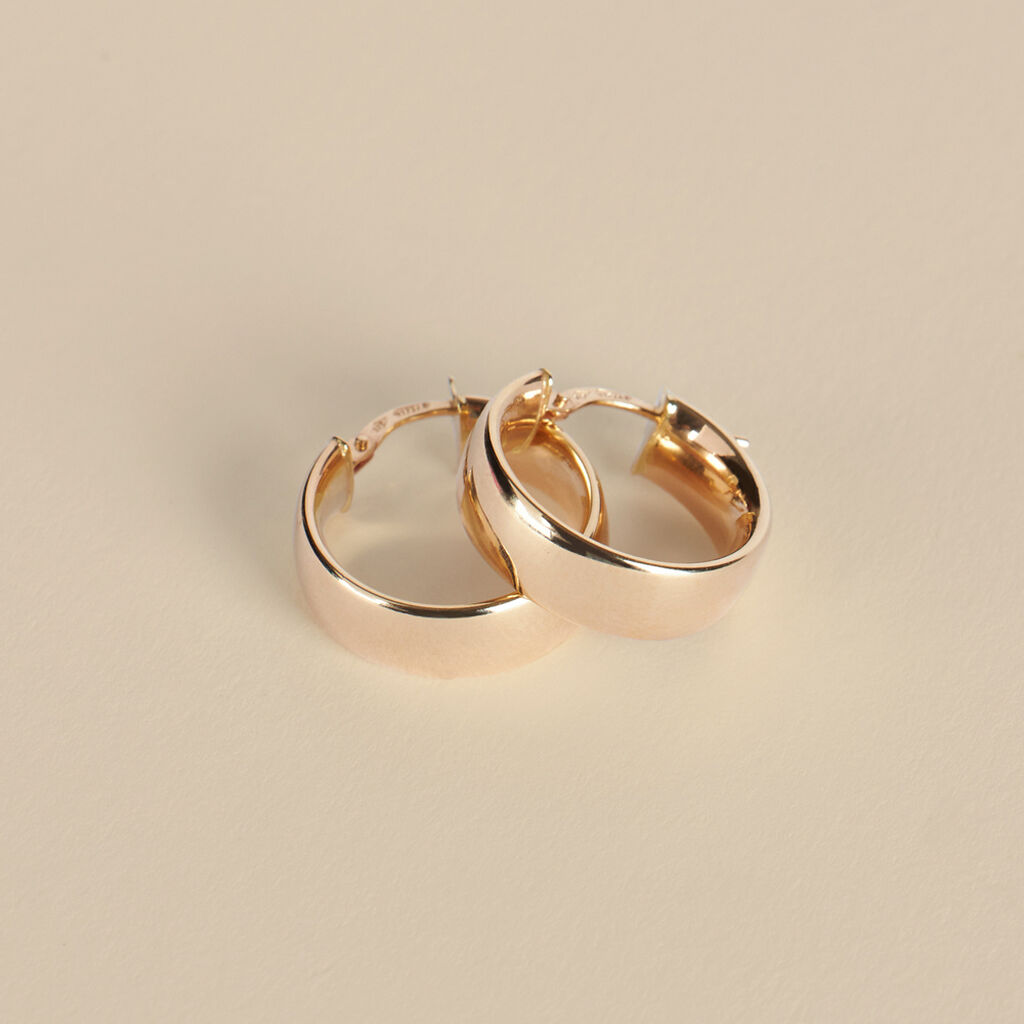 Orecchini A Cerchio Toujours Oro Giallo