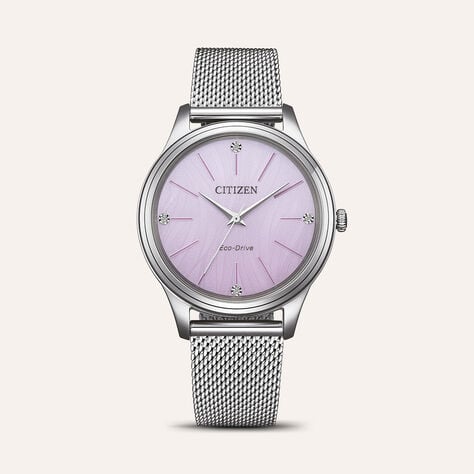 Orologio Eco Drive Citizen Ore Felici Em1220-82x - Orologi solo Tempo Donna | Stroili