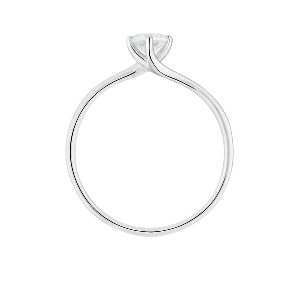 Anello Solitario Valentino Diamade Oro Bianco Diamante Lab-Grown - Anelli con Pietre Donna | Stroili