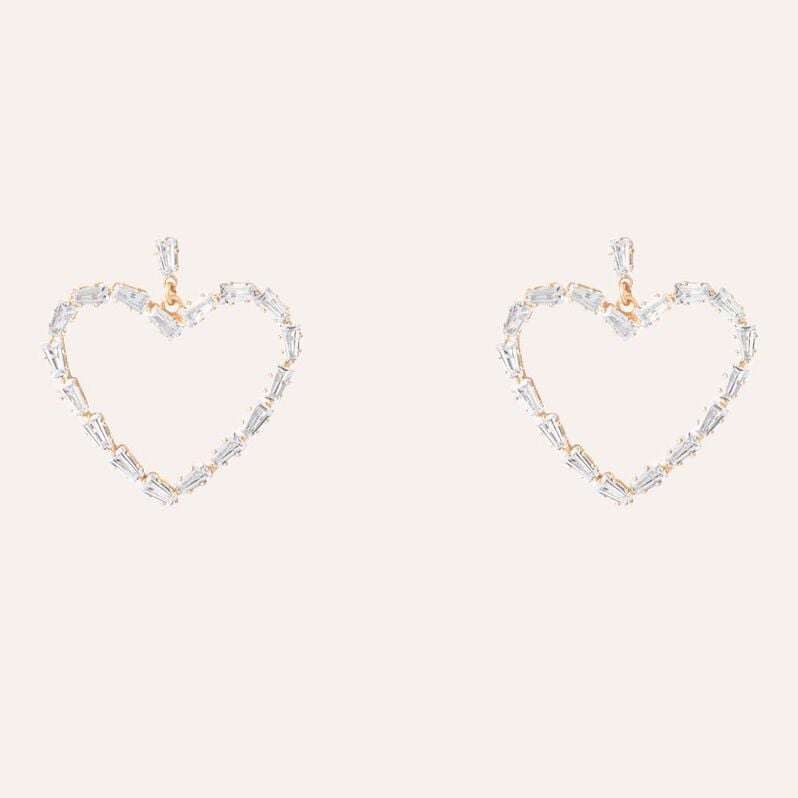 Orecchini Pendenti Romantic Shine Metallo Cristallo - Orecchini Pendenti Donna | Stroili