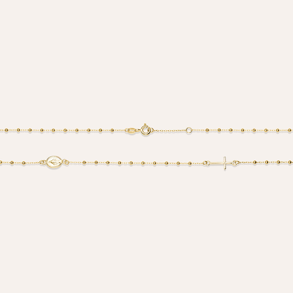 Collana Rosario Holy Oro Giallo - Collane Rosario Donna | Stroili