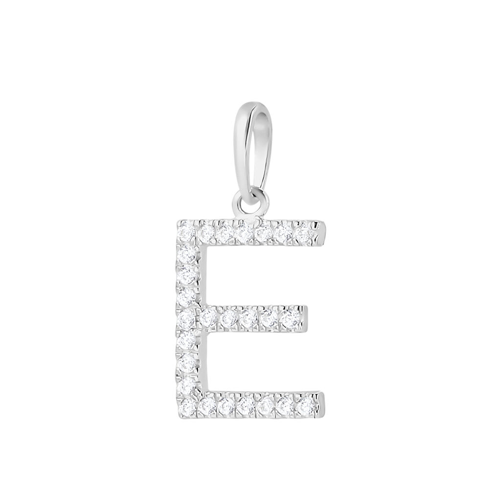 Pendente Poème Oro Bianco Cubic Zirconia - Ciondoli Donna | Stroili