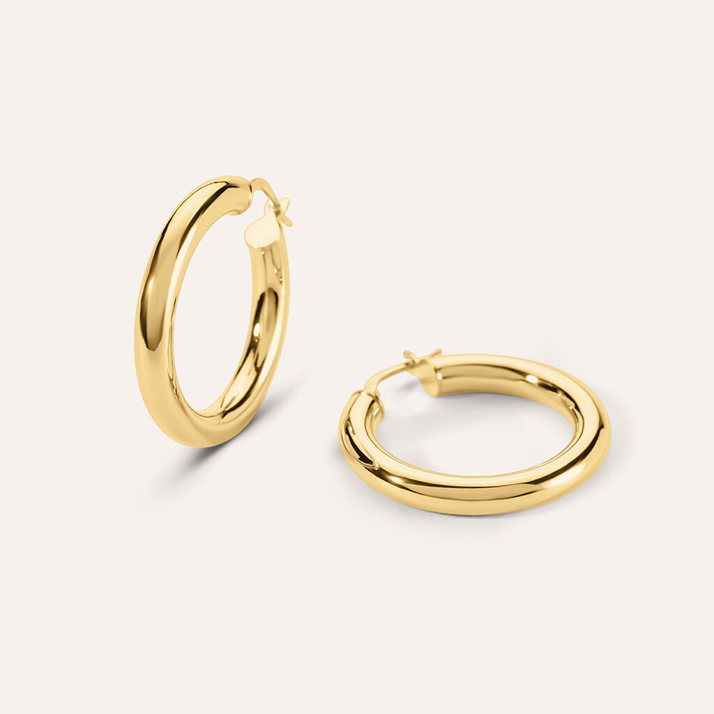 Orecchini A Cerchio Toujours Oro Giallo