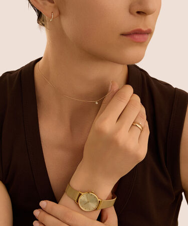 Anello Solitario Grace Oro Giallo Diamante