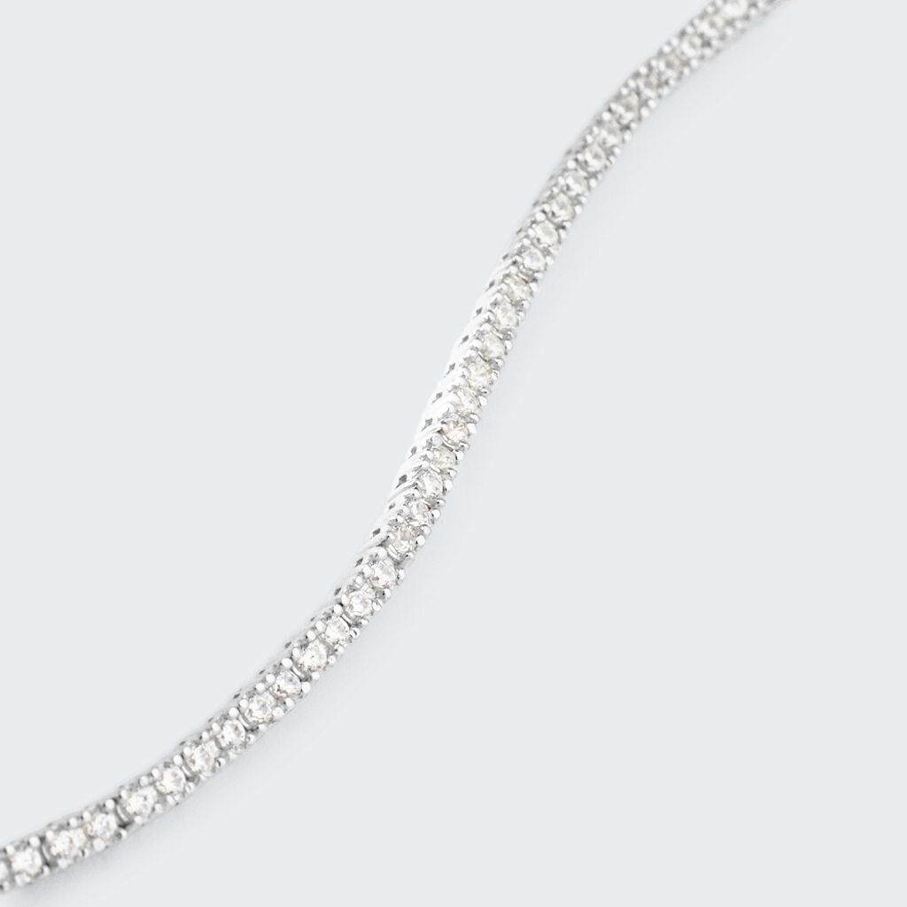 Bracciale Tennis Silver Elegance Argento Rodiato Cubic Zirconia - Bracciali Tennis Donna | Stroili