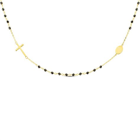 Collana Rosario Holy Oro Giallo Spinello - Collane Rosario Donna | Stroili
