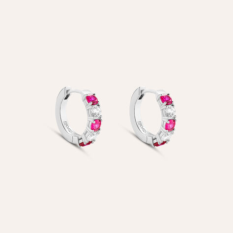 Orecchini A Cerchio Silver Elegance Argento Rodiato Cubic Zirconia - Orecchini a Cerchio Donna | Stroili