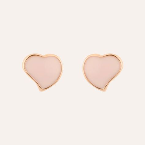 Orecchini Lobo Lady Sweet Acciaio Rosa - Orecchini a Lobo Donna | Stroili